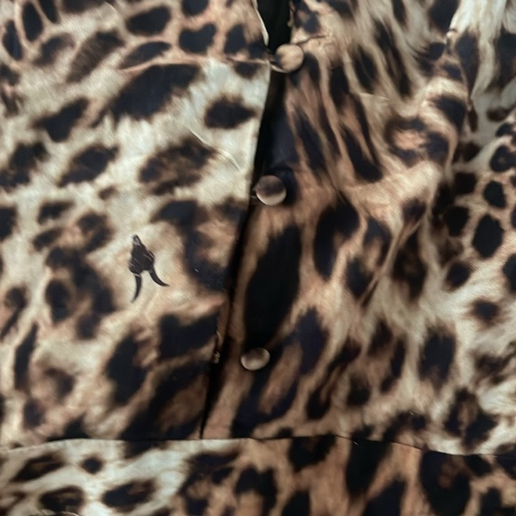 All Saints animal print mini dress. Size 2 ties in the back to customize fit . - Picture 7 of 7